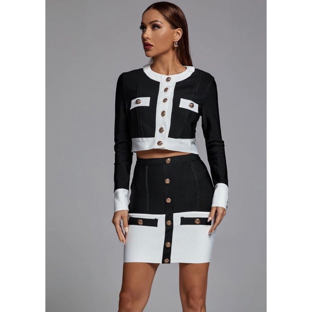 Bella Barnett Bandage Top & Skirt Set